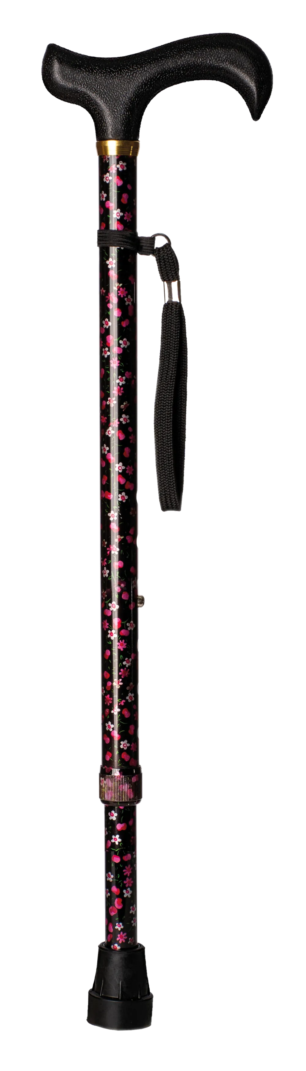 Bastón extensible con mango de poliamida